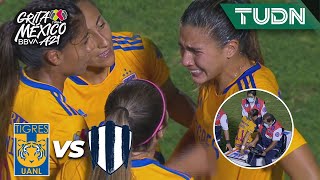 ¡Al hospital Así fue la lesión de Nayeli Rangel | Grita México BBVA Femenil AP2021 -J12 | TUDN