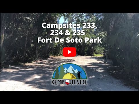 Fort De Soto Park Campsites 233, 234 & 235 | Coastal Camping in Florida | Campsite Reviews