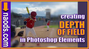 Create DEPTH OF FIELD in Photoshop Elements