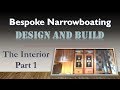 Narrowboat interior design  part one  interior wood  side hatches  roses  castles