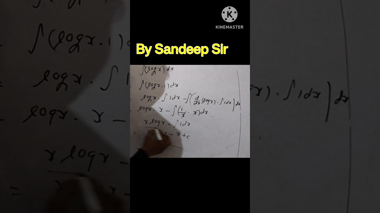 integration-of-log-x-by-sandeep-sir-study-maths-youtube