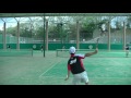 ソフトテニス 全日本U17合宿2017 練習15 乱打 北野(東北高校)ー高倉(早稲田実業高校)
