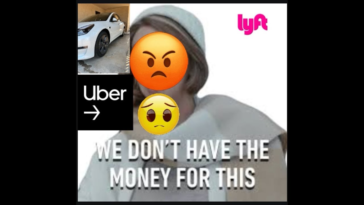 Bad Money Tuesday!! Only 4 rides 😭😢 🗑️Uber🗑️ vs 🚯Lyft Lux🚯 In the Tesla ...