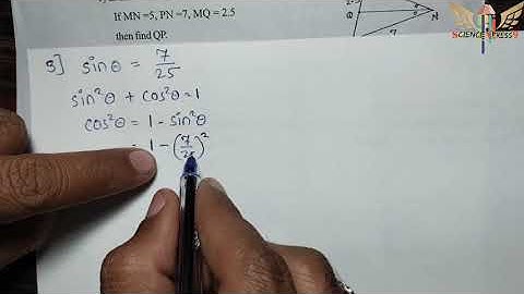 if sin =7/25 find cos and tan trigonometry for class 10