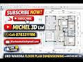 ARCHICAD 24, UKO WAKORA FLOOR PLAN DIMENSIONING (BEGINNER'S TUTORIAL FOR DIEMENSIONING A FLOOR PLAN