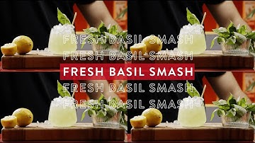 How To Make a Fresh Basil Smash Cocktail with Beefeater Gin | Behind the Bar