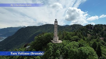 Faro Voltiano | Brunate, Como - (CINEMATIC DRONE 2024)