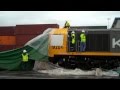 16 NEW KiwiRail Locomotives type DL unloaded, unwrapped and moved to Aucklands Port yard