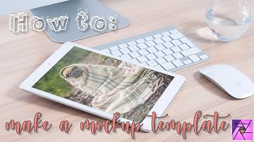 Make a Mock-up Template l Affinity Photo IPad Pro