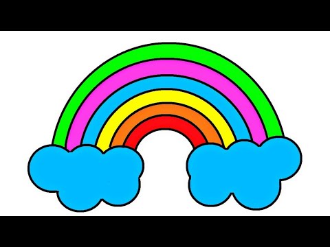 Update 108+ easy rainbow drawing best