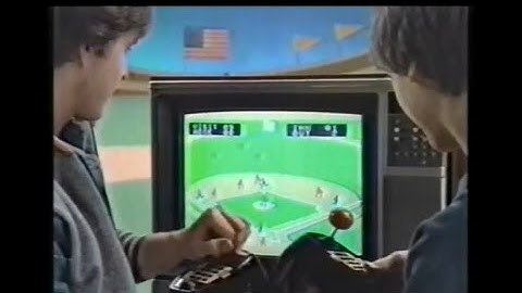 Colecovision Baseball Super Action Controllers | Retro TV Commercial | Video Game