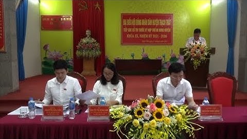 Các Tổ đại biểu HĐND huyện tiếp xúc cử tri trước Kỳ họp thứ 6, HĐND khóa XX, nhiệm kỳ 2021- 2026