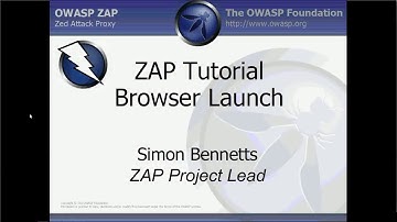 ZAP Tutorial - Browser Launch