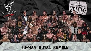 40-Man Attitude Era Royal Rumble Match | WWE '13 (PS3)