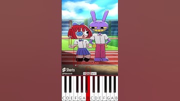 RAGATHA Slickback (@DDDDani1) The Amazing Digital Circus Animation - Octave Piano Tutorial