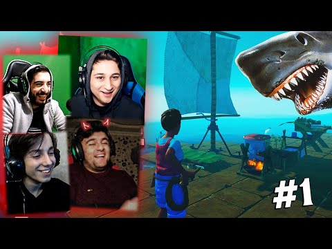 იუთუბერები დაიკარგნენ ოკეანეში | Raft Part 1