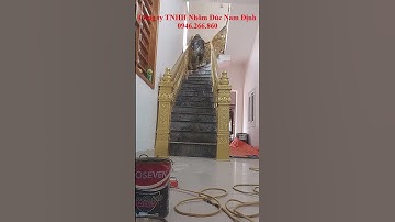 ✅ Lắp đặt cầu thang nhôm đúc tại Lạng Sơn