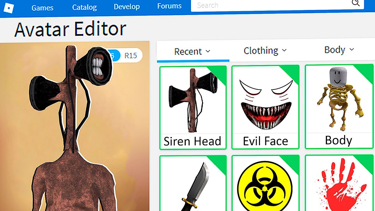 Sirenhead Skin - Roblox