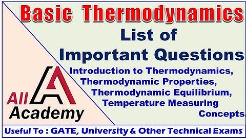 BTD : Important Questions | Part 1 | Module 1 | Thermodynamic | Question Paper | Solutions | VTU