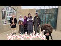 توزیع گوشت گوسفند برای مردم قریه نذر بیننده از خارج This Sheep Donated From One Of Wiewer