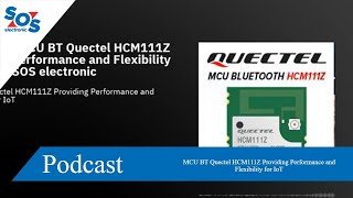 MCU BT Quectel HCM111Z Providing Performance and Flexibility for IoT  | SOS electronic