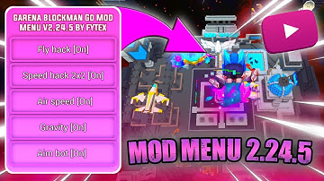 Garena blockman go mod menu version 2.24.5 download link ☠️