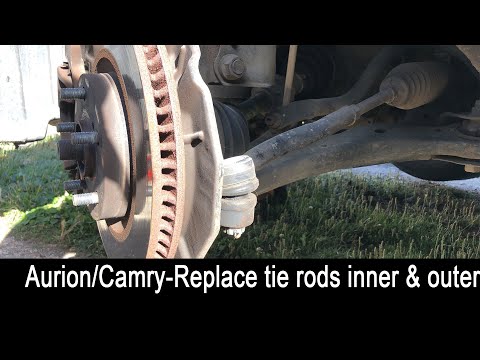 Aurion/Camry更换转向拉杆内/外球头;Aurion/Camry replace tie rods inner & outer