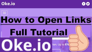 How to Open oke.io  Links | In Smartphone & Desktop [Full Tutorial]