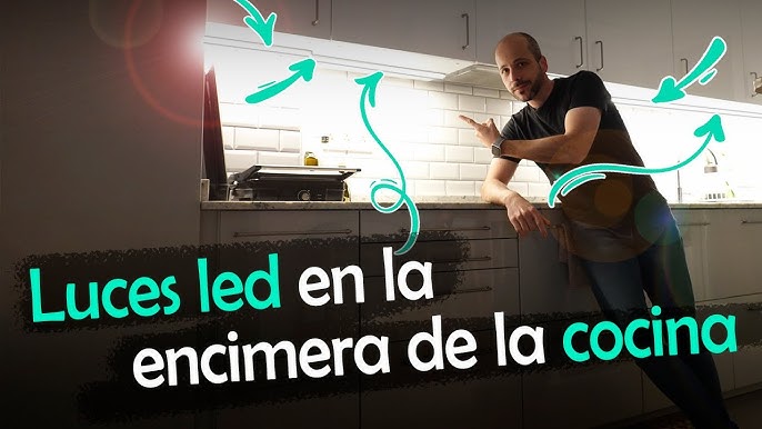 Como instalar luces led en la cocina. Luces Skydrag de Ikea con interruptor  Tradfri. Configuración 