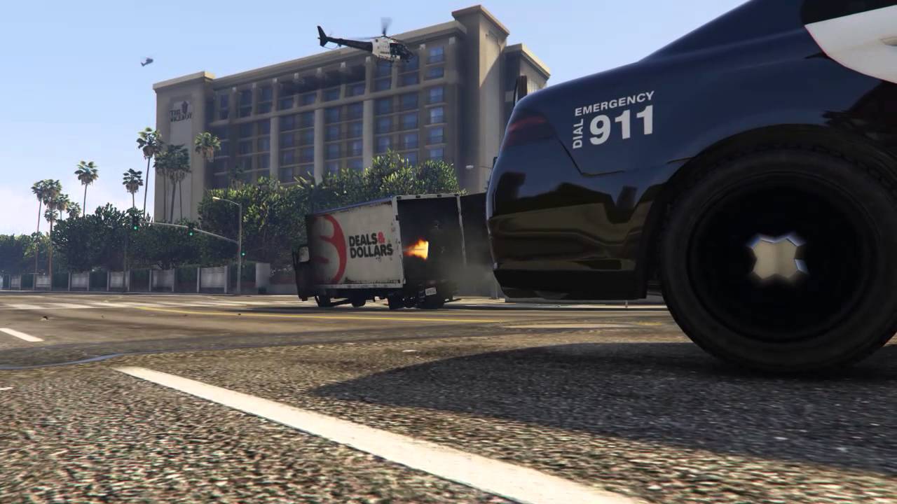 How to escape the cops (GTA V) YouTube
