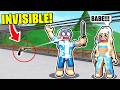 Using INVISIBLE Glitch To Troll EDATING TEAMERS In Murder Mystery 2! (Roblox)