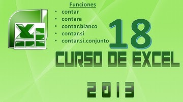 Curso de Excel 2013 - Clase 18: Funciones Estadísticas (1ª Parte)