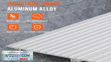 Garvee 4" Rise Door Threshold Ramp Portable Adjustable Telescoping Design Non Slip