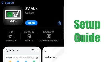 SureVision - SV Max Mobile App Setup