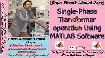 Single-Phase Transformer operation using MATLAB Software | Step-up and Step-down 1-Phase Transformer