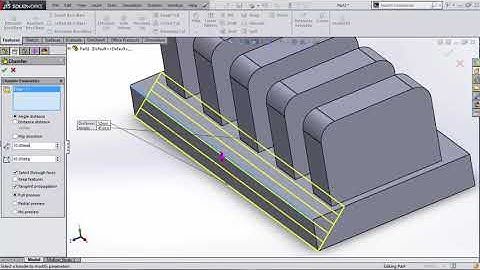 sp 5Modelling Simple Solids Using Solidworks-5-(Chamfer, FIllet, Patterns, Mirror)