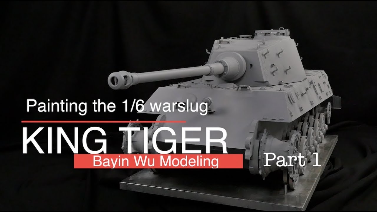 How To Paint A Huge Rc Kingtiger Part1