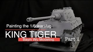 How to paint a Huge RC KingTiger  part1