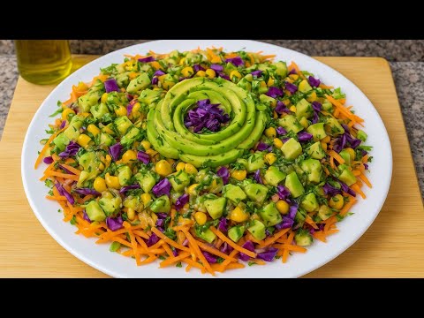 هل جربت السلطة بزيت الشبت طعم خيال 