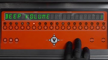 How to Adjust Beeper Volume for Vulcan QuickFry™ VHG50C & VHG75C (Computer Controls)
