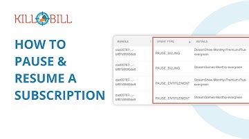 Kill Bill: How to Pause and Resume a Subscription in Kaui