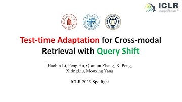 Test-time Adaptation for Cross-modal Retrieval with Query Shift (ICLR 2025)