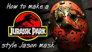 How to Make a Jurassic Park Style Jason Mask - Friday The 13th DIY