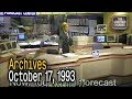 The weather channel archives  october 17 1993  3am  6am