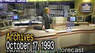 The Weather Channel Archives  October 17, 1993  3am  6am
