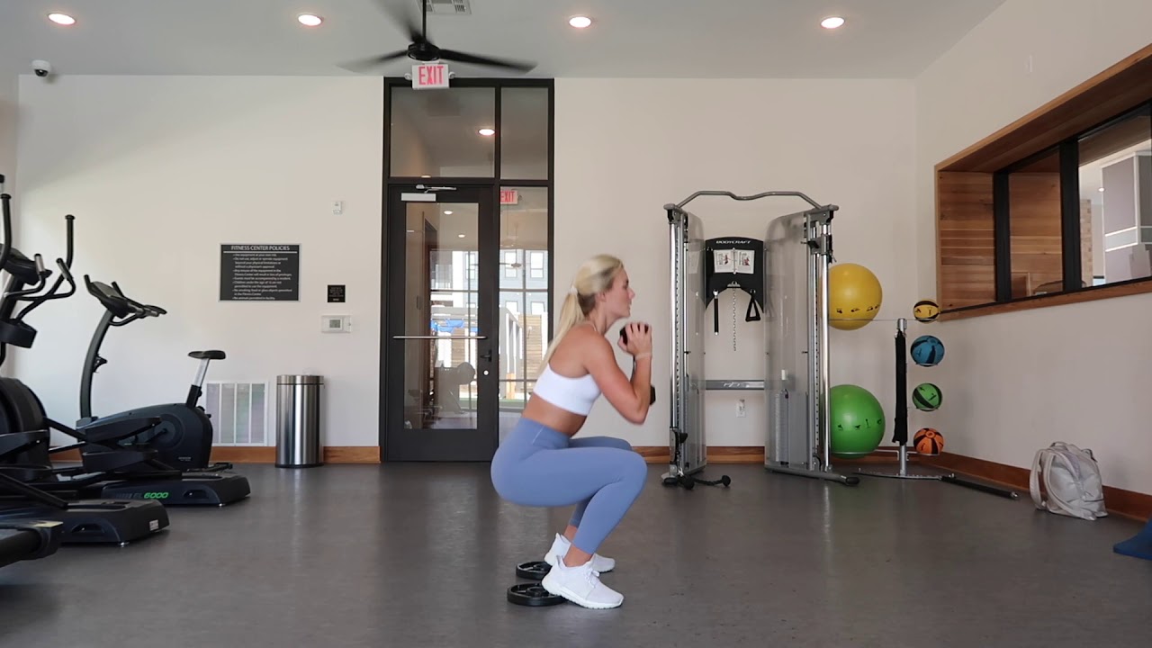 Goblet Squat With Heels Elevated YouTube