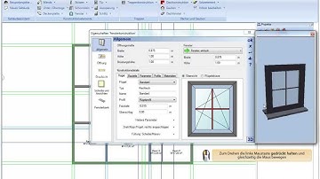 cadvilla® Support - Eingabe der Fenster (Ribbon-Benutzeroberfläche)