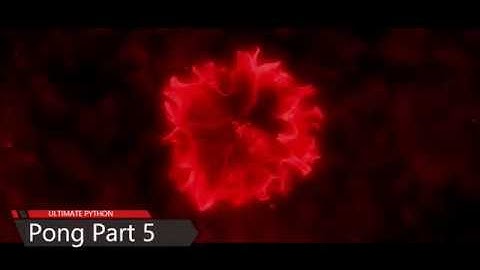 Python 3 game tutorial: Pong part 5