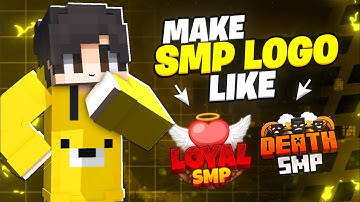 How To Make Attractive Smp Logo Like LOYAL SMP 🤩 in Just 5 Minutes🔥(Easy & Attractive)