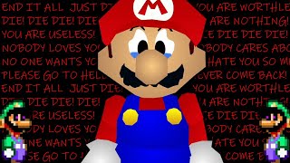 Depressing Mario.exe Sad Horror Game... The End Of Mario...